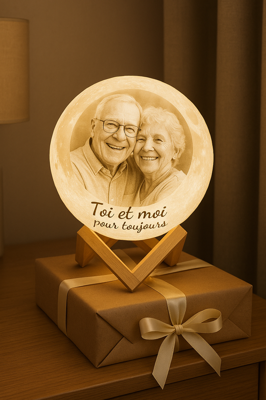 Lampe Lune Just Luna - gravure personnalisée