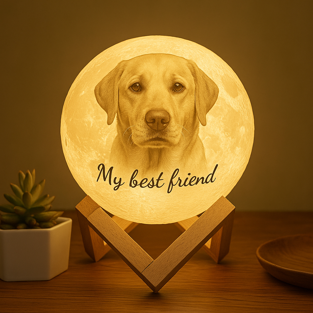 Lampe Lune 3D personnalisable Just Luna